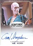 Star Trek Inflexions StarFleet's Finest Star Trek Aliens Design Autograph Card - Carel Struycken As Mr. Homn