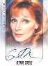 Star Trek Inflexions StarFleet's Finest Bridge Crew Autograph Card - Gates McFadden As Dr. Beverly Crusher