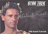 Star Trek TOS 50th Anniversary Silver Series Autograph Michael Forest As Apollo