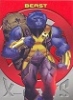 2018 Fleer Ultra X-Men X-Cuts Red Parallel XC17 Beast 33/99