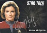 Star Trek Inflexions StarFleet's Finest Silver Series Autograph Card - Kate Mulgrew As Captain Janeway