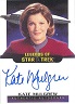 Star Trek Inflexions StarFleet's Finest LA5 Kate Mulgrew As Captain Janeway Legend Of Star Trek Autograph Card