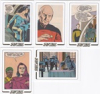 5 - Star Trek The Next Generation Portfolio Prints Series Two AC14, AC24, AC34, AC36 & AC38 TNG Comics (1989 Series) Archive Cuts Cards - MATCHING #s - 65/x