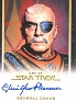 Star Trek Inflexions StarFleet's Finest Art Of Star Trek Autograph Card - Christopher Plummer As General Chang