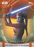Women Of Star Wars Orange Parallel Card 1 Aayla Secura
