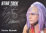 Star Trek TOS 50th Anniversary Silver Series Autograph Victor Brandt As Tongo Rad