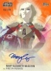 Women Of Star Wars Orange Parallel Autograph Card A-MM Mary Elizabeth McGlynn As Freya Fenris - 46/99