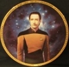 Hamilton Collection Lt. Commander Data Star Trek The Next Generation plate