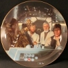 Hamilton Collection 20th Anniversary Crew In The Cockpit Of The Millennium Falcon Star Wars plate