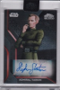 Star Wars Chrome Black Dark Side Encased Autograph DS-SS Stephen Stanton As Admiral Tarkin