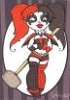 The Women Of Legend Katie Cook KC-03 Harley Quinn Sticker Card