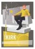 Star Trek TOS Portfolio Prints Bridge Crew Abstracts U1 Captain Kirk