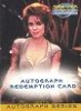 Star Trek Deep Space Nine Memories From The Future Autograph Redemption Card - Chase Masterson