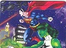 Epic Battles Metal Parallel Card 01 Lady Quark, Superman & Jade