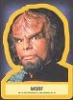 Star Trek Aliens Sticker Card S3 Worf