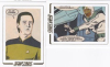 2 - Star Trek The Next Generation Portfolio Prints Series Two AC14 & AC40 TNG Comics (1989 Series) Archive Cuts Cards - MATCHING #s - 45/x