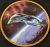 Hamilton Collection Romulan Warbird Star Trek The Voyagers plate