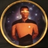 Hamilton Collection Lieutenant Commander Geordi LaForge Star Trek The Next Generation plate