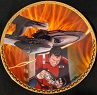 Hamilton Collection Act Of Courage Star Trek Generations plate