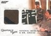 2009 James Bond Archives Relic Card QC08 General Medrano & Mr. Greene 159/825