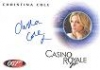 2009 James Bond Archives Autograph A129 Christina Cole As Club Receptionist