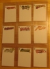Super-Villains Forever Evil Blank Cover BOXTOPPER Card Set - 9 Boxtopper Cards!