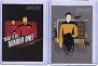 Star Trek The Next Generation Portfolio Prints Series One Casetopper Set Of 2 Cards!