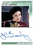 Star Trek The Next Generation Portfolio Prints Series One Autograph Card J.C. Brandy As Ensign Marta Batanides!