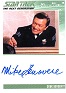 Star Trek The Next Generation Portfolio Prints Series One Autograph Card Mike Genovese As Desk Sergeant!