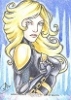 The Women Of Legend Sketch Card Of Black Canary By Samantha Johnson