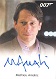 2017 James Bond Archives Final Edition Full-Bleed Autograph Card Mathieu Amalric As Dominic Greene