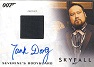 2017 James Bond Archives Final Edition Autographed Costume Card Tank Dong As Severine's Bodyguard