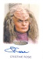 Women Of Star Trek 50th Anniversary Autograph Card - Cristine Rose As Gi'Ral