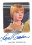Women Of Star Trek 50th Anniversary Autograph Card - Laurel Goodwin As Yeoman Colt