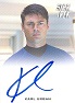 Star Trek Beyond Autograph Card - Karl Urban As Bones (Star Trek Design)