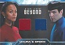 Star Trek Beyond Dual Character Relic Costume Card DC2 Uhura & Spock