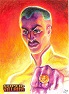 Super-Villains Sketch Card - Sinestro By Fabian Quintero