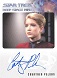 Deep Space Nine Heroes & Villains Autograph Card Courtney Peldon As Cadet Karen Farris