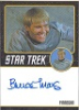 Star Trek TOS 50th Anniversary Autograph Bruce Mars As Finnegan