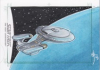 Star Trek The Next Generation Portfolio Prints Series Two SketchaFEX - Enterprise And Planet By Leon Braojos