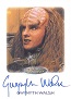 Women Of Star Trek Autograph Card - Gwynyth Walsh As B'Etor