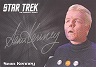 Star Trek TOS 50th Anniversary Silver Series Autograph Sean Kenney As Captain Pike
