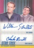 Star Trek Remastered Dual Autograph Card DA16 William Schallert & Charlie Brill
