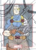 Marvel 75th Anniversary Sketch Card Of Cable By Marco David Carrillo