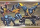 Marvel 75th Anniversary Gold Parallel X-Men Evolution Card XE12 Beast - 005/100!