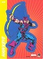 Marvel 75th Anniversary Sticker Card S32 Hawkeye