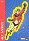 Marvel 75th Anniversary Sticker Card S33 Ms. Marvel