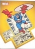 Marvel 75th Anniversary Die-Cut Panel Burst Card PB2 Captain America