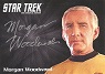 Star Trek TOS 50th Anniversary Silver Series Autograph Morgan Woodward As Capt. Ronald Tracey