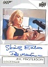 2019 James Bond Collection Inscription Autograph A-EA Shirley Eaton as Jill Masterson